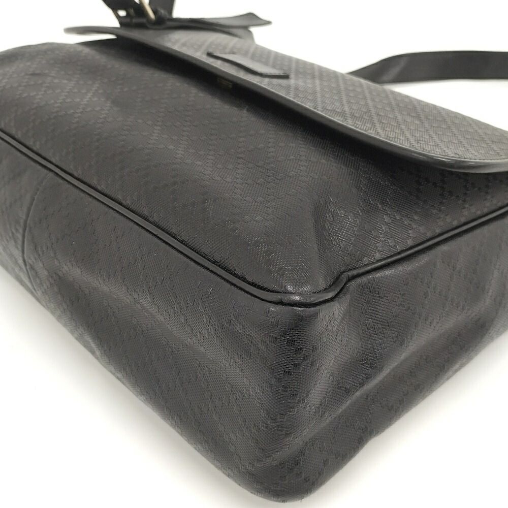 Gucci Shoulder Bag Diamante Leather Black — view 3