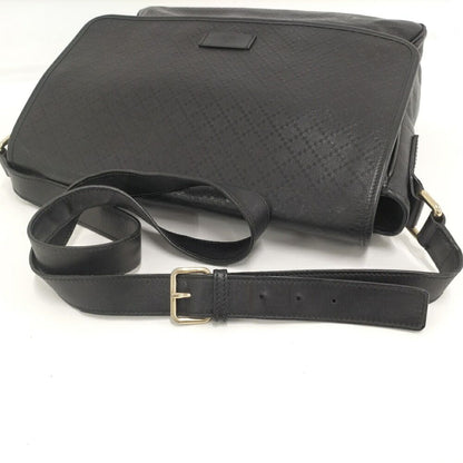 Gucci Shoulder Bag Diamante Leather Black — view 7