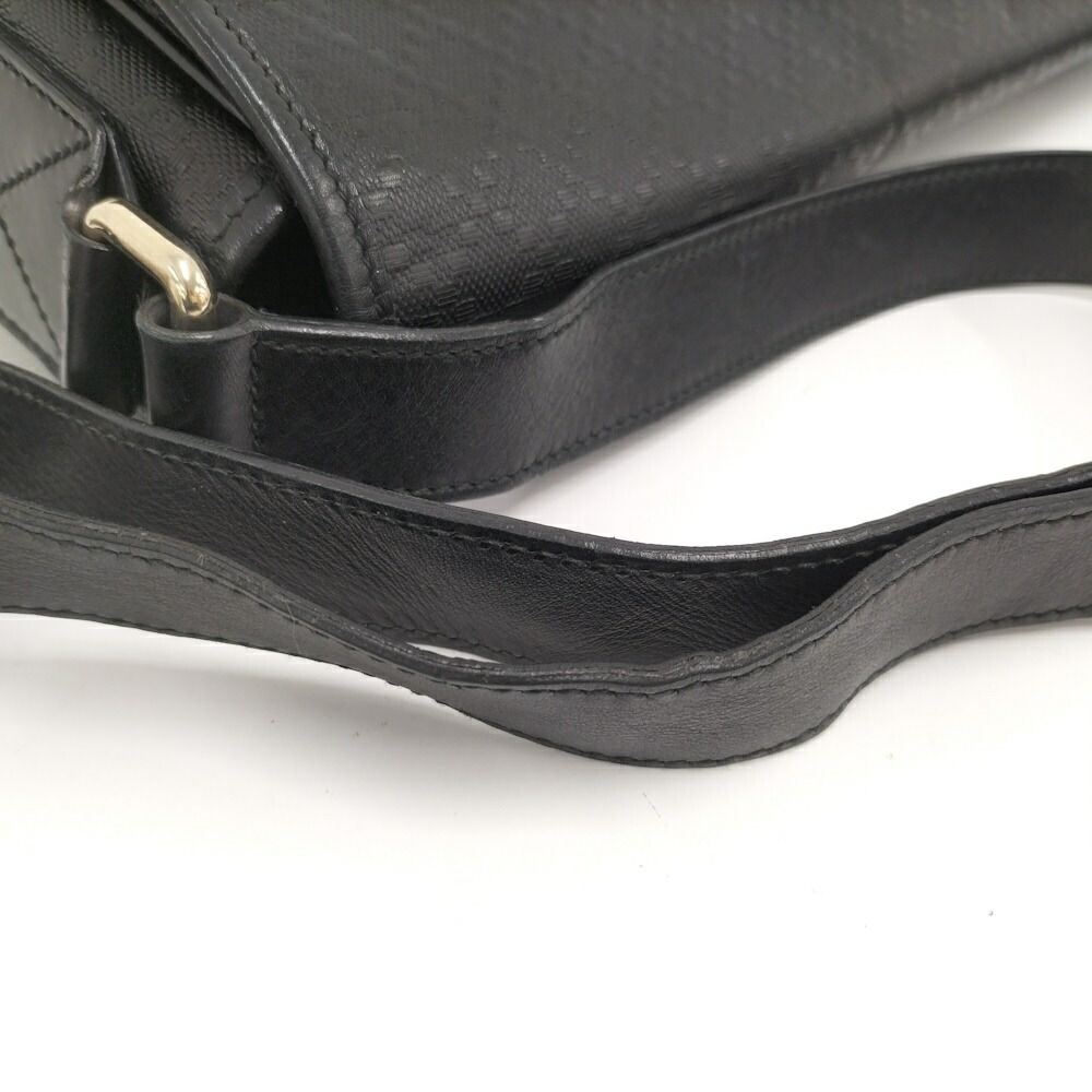 Gucci Shoulder Bag Diamante Leather Black — view 8