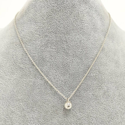 Tiffany & Co Ball Pendant Necklace Silver — view 9