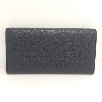 Louis Vuitton Portefeuille Emily Bifold Wallet Marine Monogram Empreinte — view 3