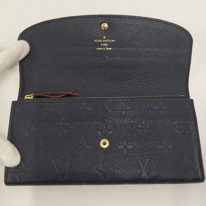 Louis Vuitton Portefeuille Emily Bifold Wallet Marine Monogram Empreinte — view 2
