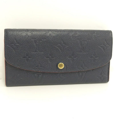 Louis Vuitton Portefeuille Emily Bifold Wallet Marine Monogram Empreinte