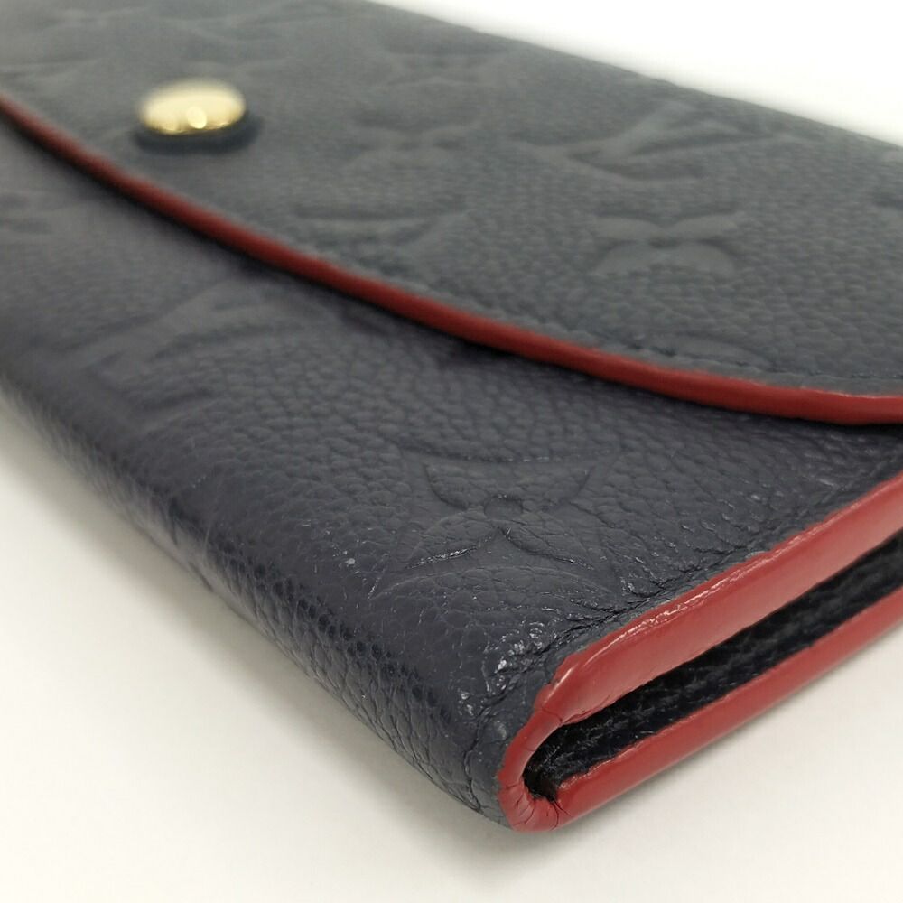 Louis Vuitton Portefeuille Emily Bifold Wallet Marine Monogram Empreinte — view 4