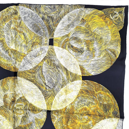 Chanel Scarf Camellia CC Logo Silk — view 5