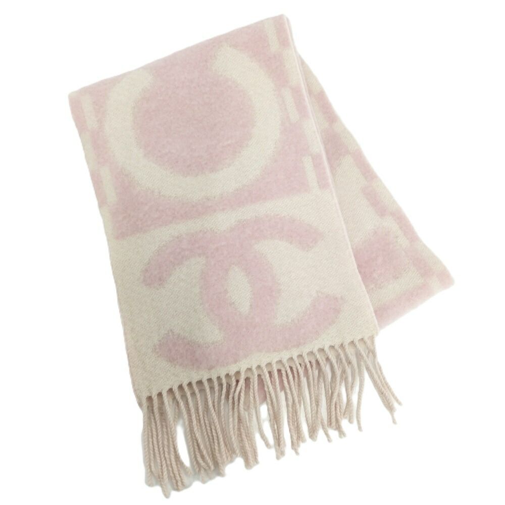 Chanel Cashmere Silk Pink Scarf