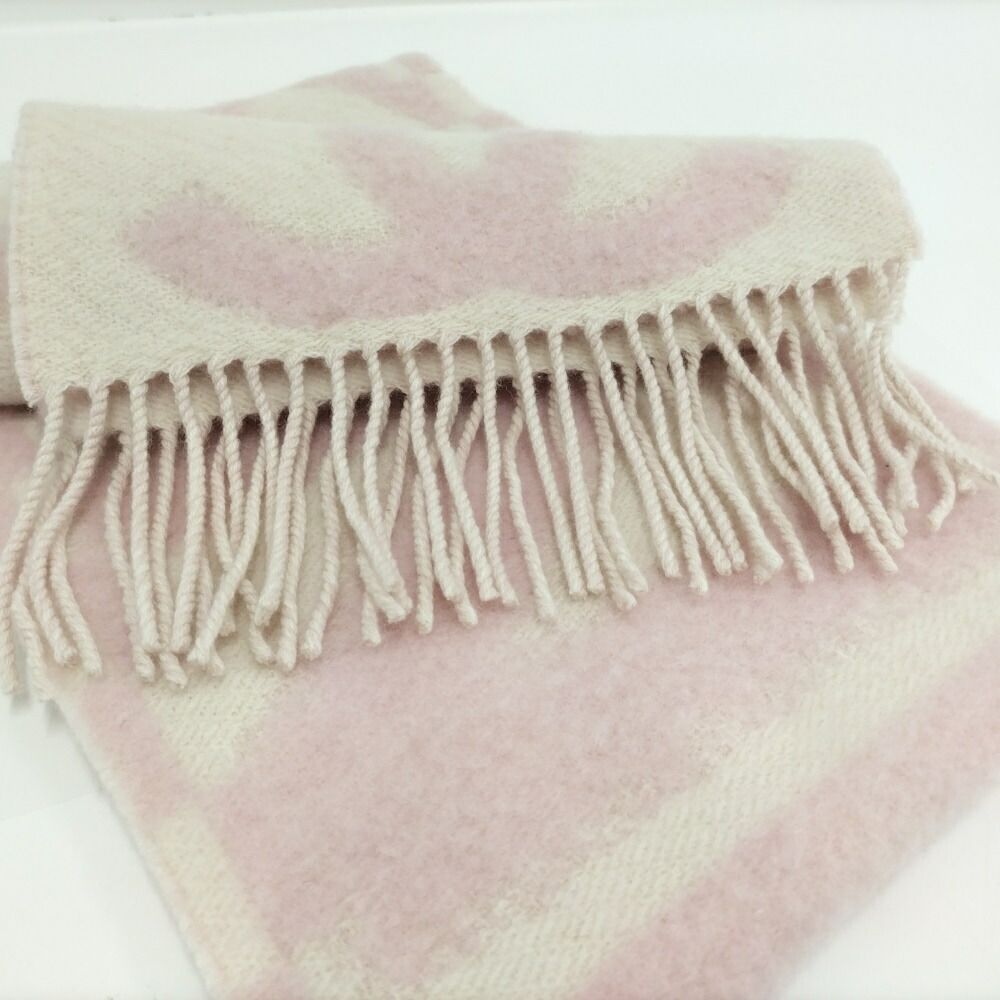 Chanel Cashmere Silk Pink Scarf — view 3