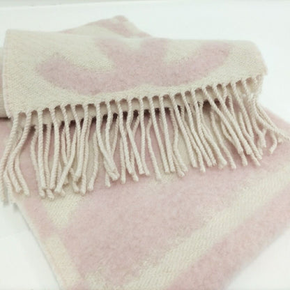 Chanel Cashmere Silk Pink Scarf — view 3