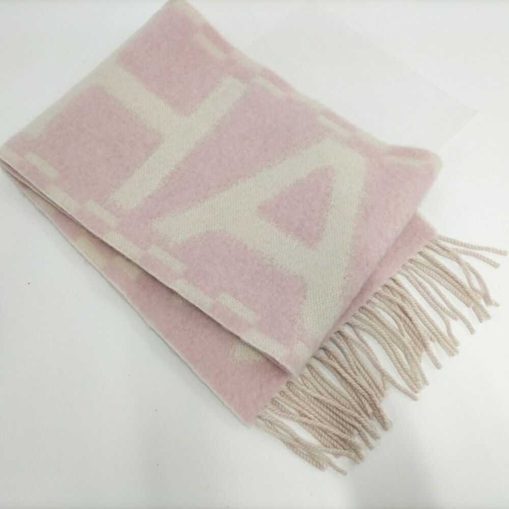 Chanel Cashmere Silk Pink Scarf — view 4