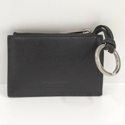 Bottega Veneta Coin Case Maxi Intrecciato Leather Black — view 2