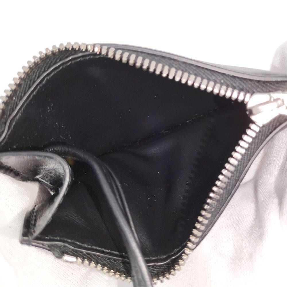 Bottega Veneta Coin Case Maxi Intrecciato Leather Black — view 8