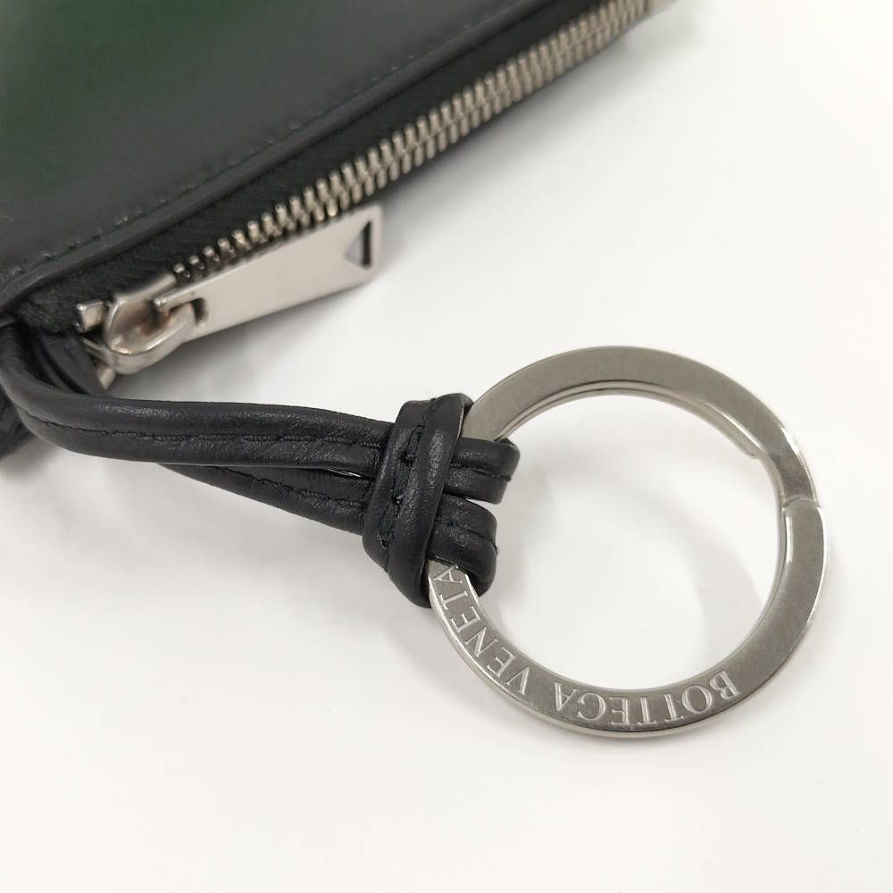 Bottega Veneta Coin Case Maxi Intrecciato Leather Black — view 7