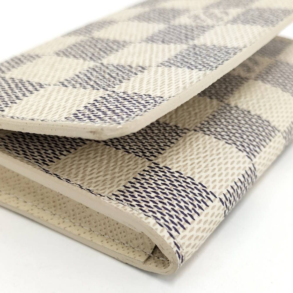 Louis Vuitton Envelope Carte de Visite Card Case Damier Azur — view 4