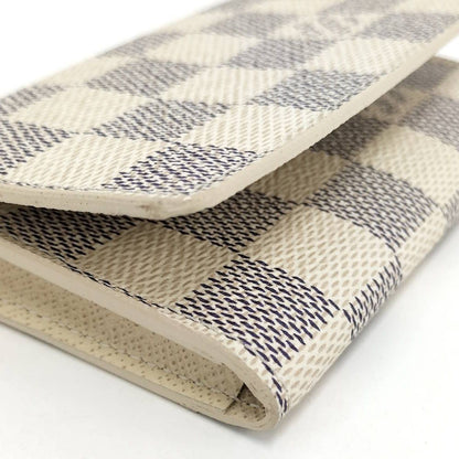 Louis Vuitton Envelope Carte de Visite Card Case Damier Azur — view 4