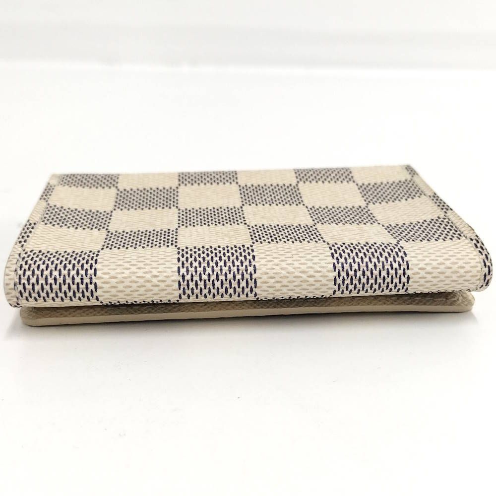 Louis Vuitton Envelope Carte de Visite Card Case Damier Azur — view 7