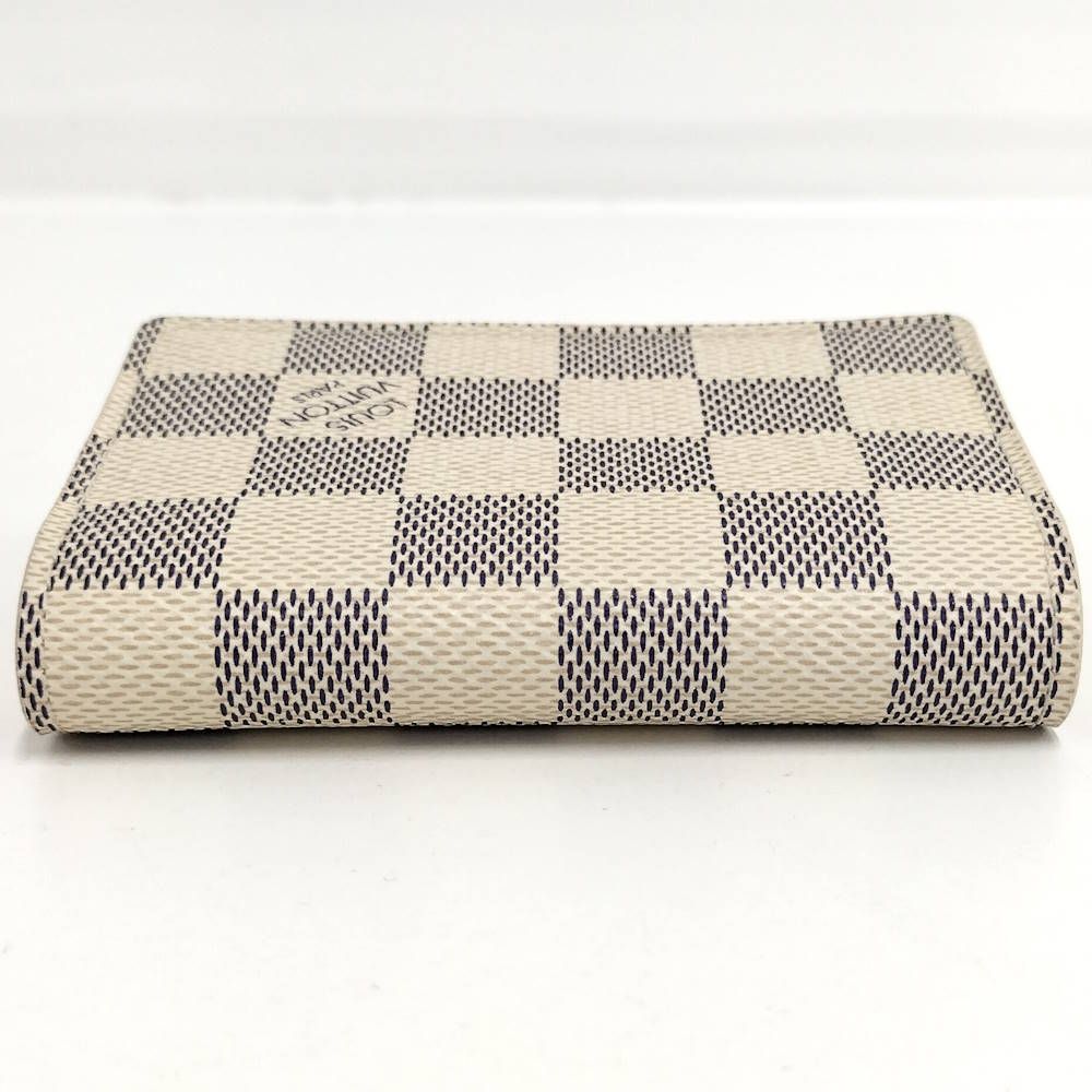 Louis Vuitton Envelope Carte de Visite Card Case Damier Azur — view 5