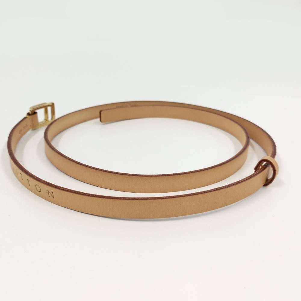 Louis Vuitton Ceinture Belt S Leather Beige — view 3