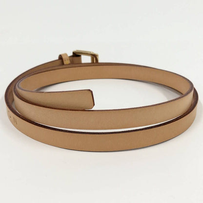 Louis Vuitton Ceinture Belt S Leather Beige — view 2