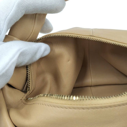 Bottega Veneta Double Knot Handbag Leather Beige — view 7