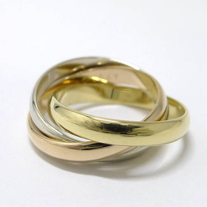 Cartier Trinity Ring YG PG 18k White Gold YG PG Three — view 4