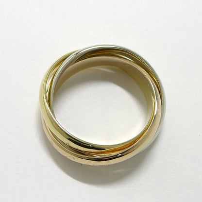 Cartier Trinity Ring YG PG 18k White Gold YG PG Three — view 2
