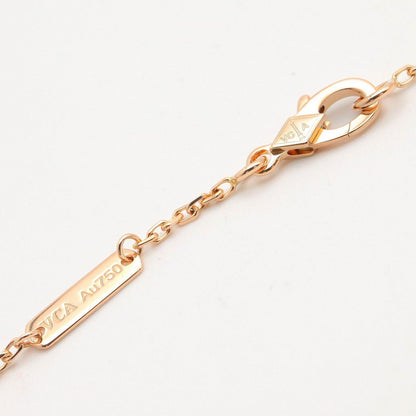Van Cleef & Arpels Necklace Vintage Alhambra 38 42.5 cm 18k Pink Gold Diamond — view 3