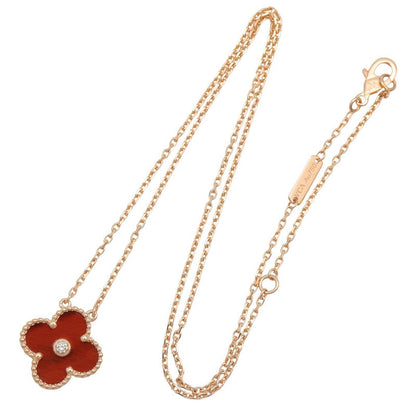 Van Cleef & Arpels Necklace Vintage Alhambra 38 42.5 cm 18k Pink Gold Diamond — view 2