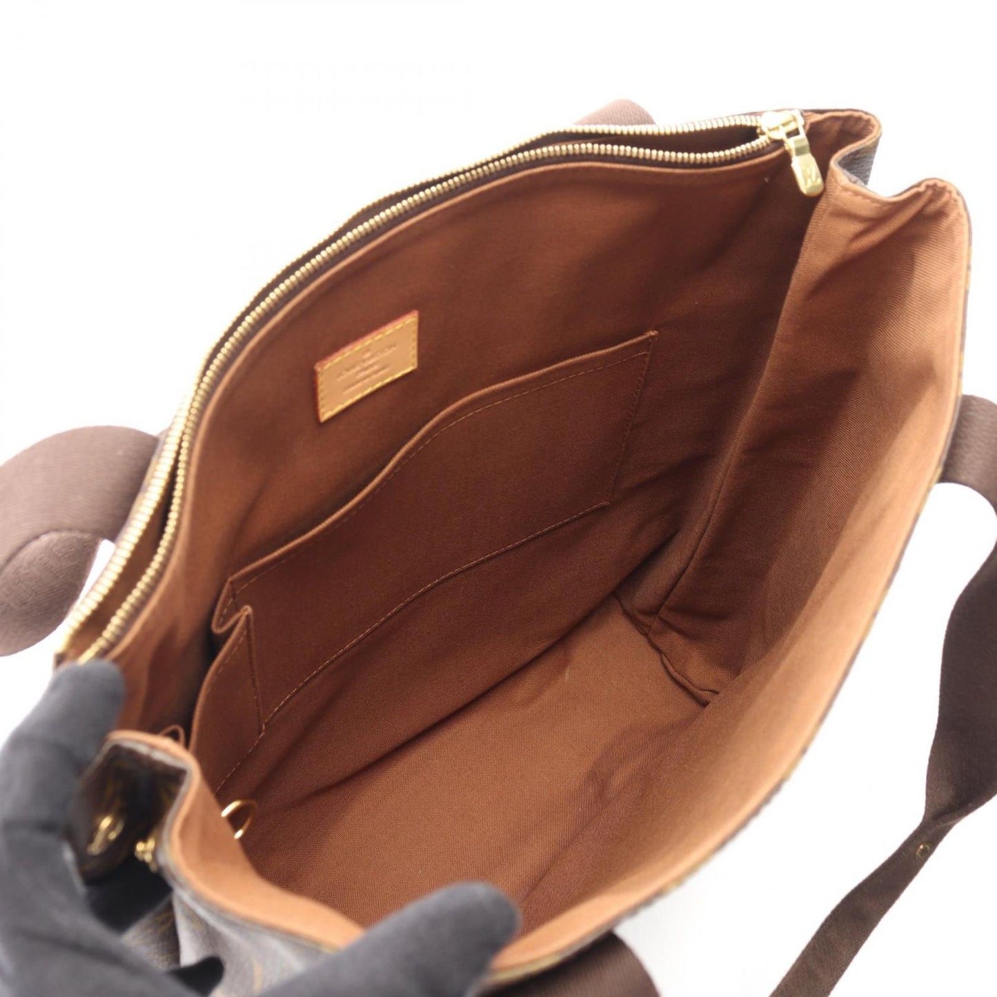 Louis Vuitton Tote Cover Boble Canvas Leather — view 3