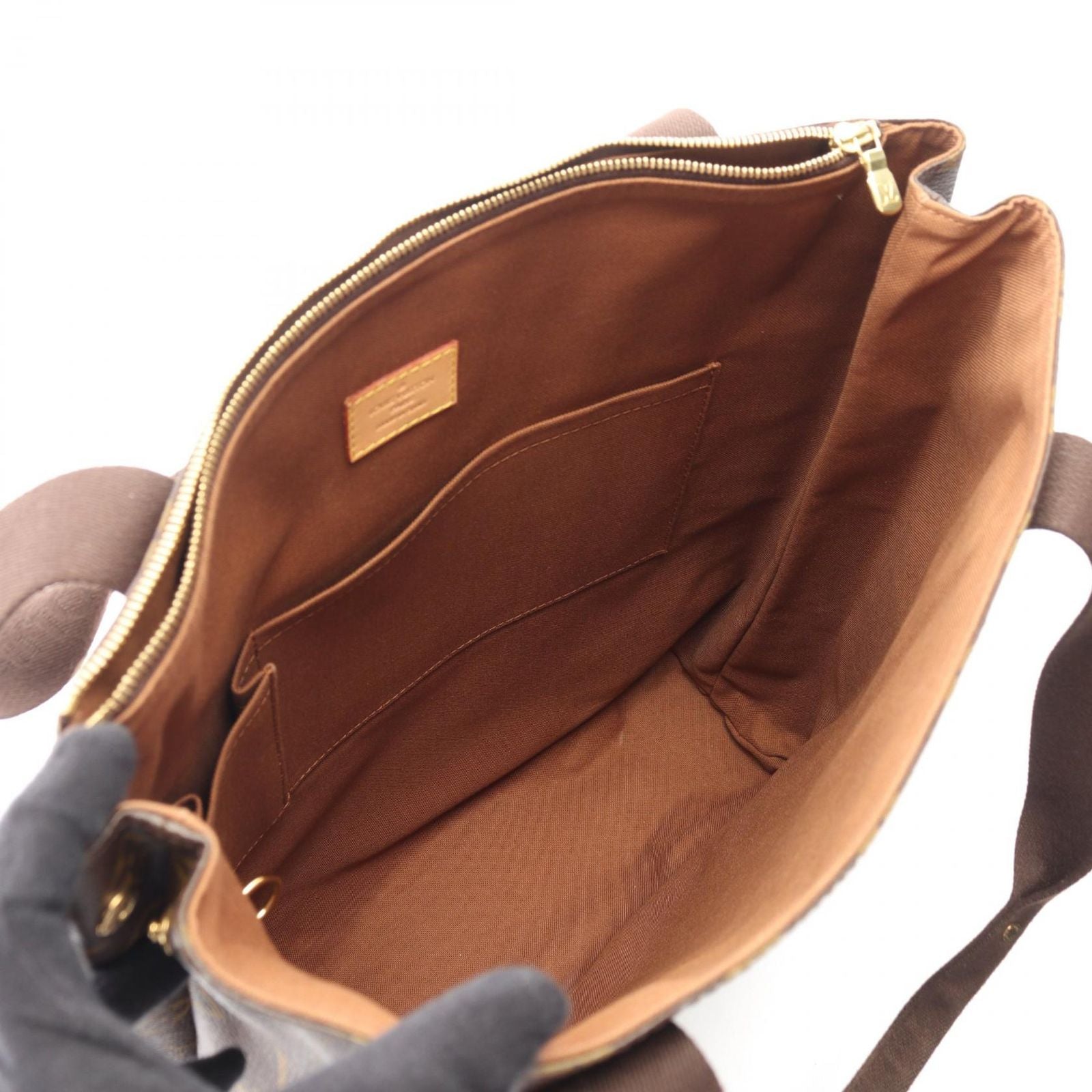 Louis Vuitton Tote Cover Boble Canvas Leather — view 3