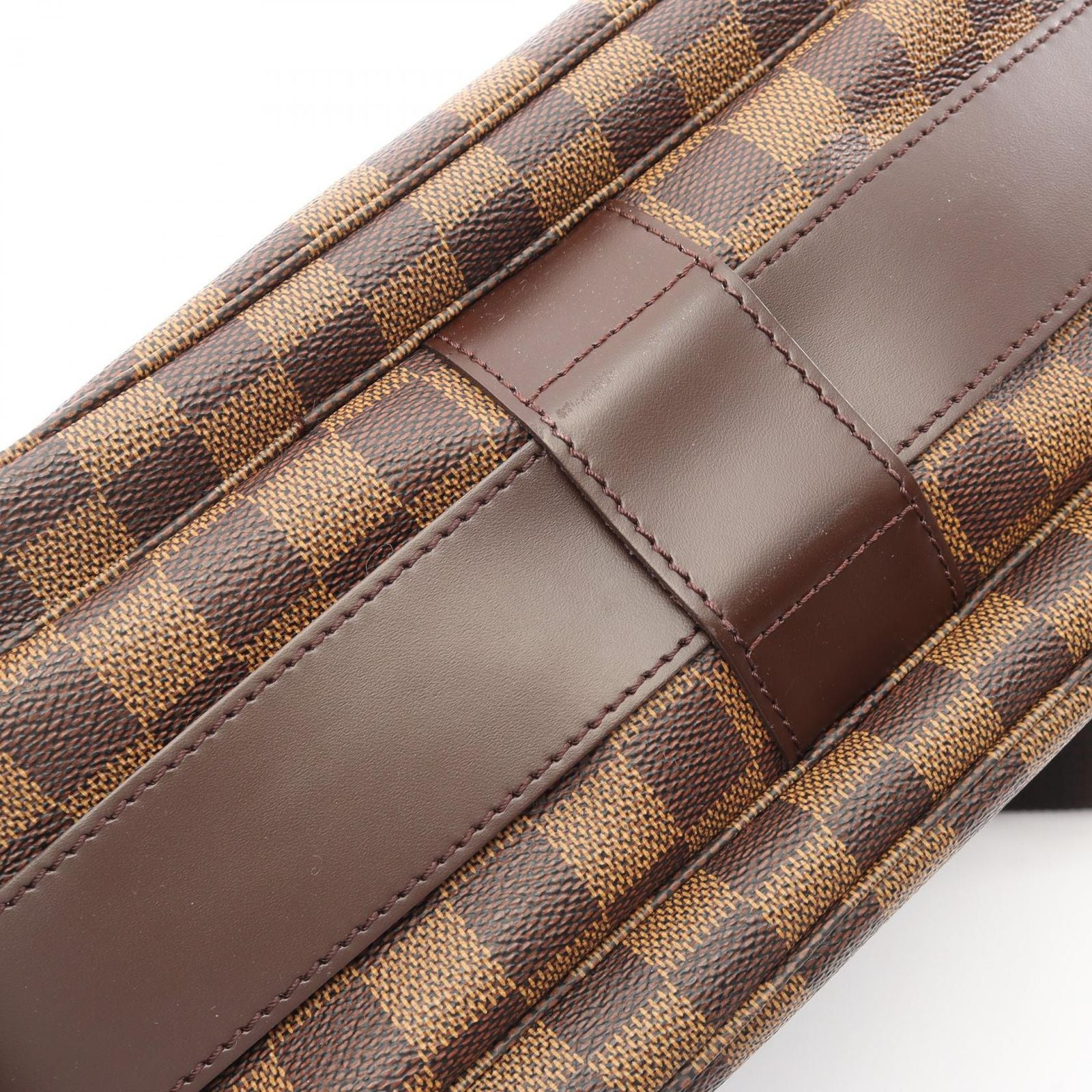 Louis Vuitton Shoulder Bag Naviglio Canvas Leather — view 8
