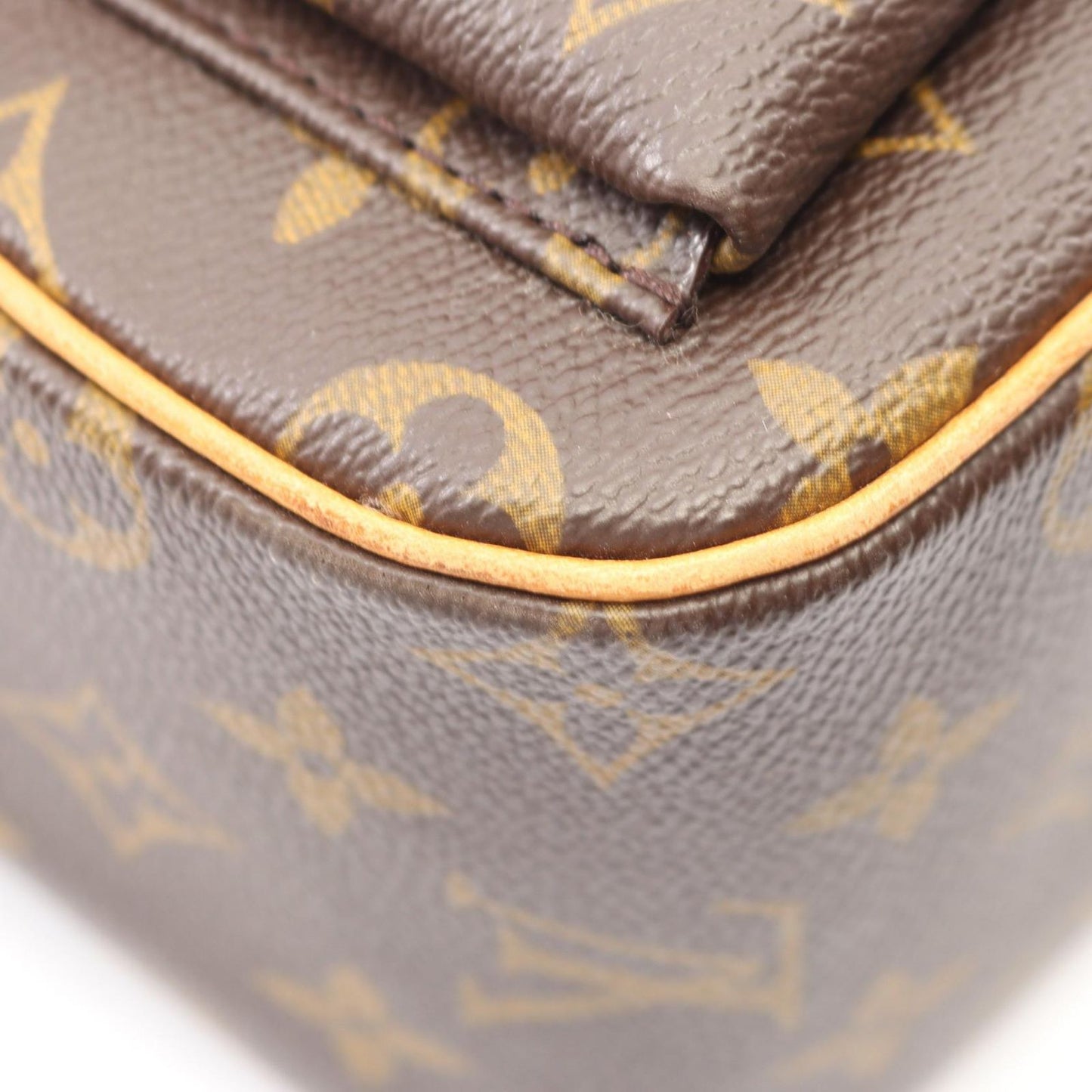 Louis Vuitton Shoulder Bag Viva City GM Canvas Leather — view 7