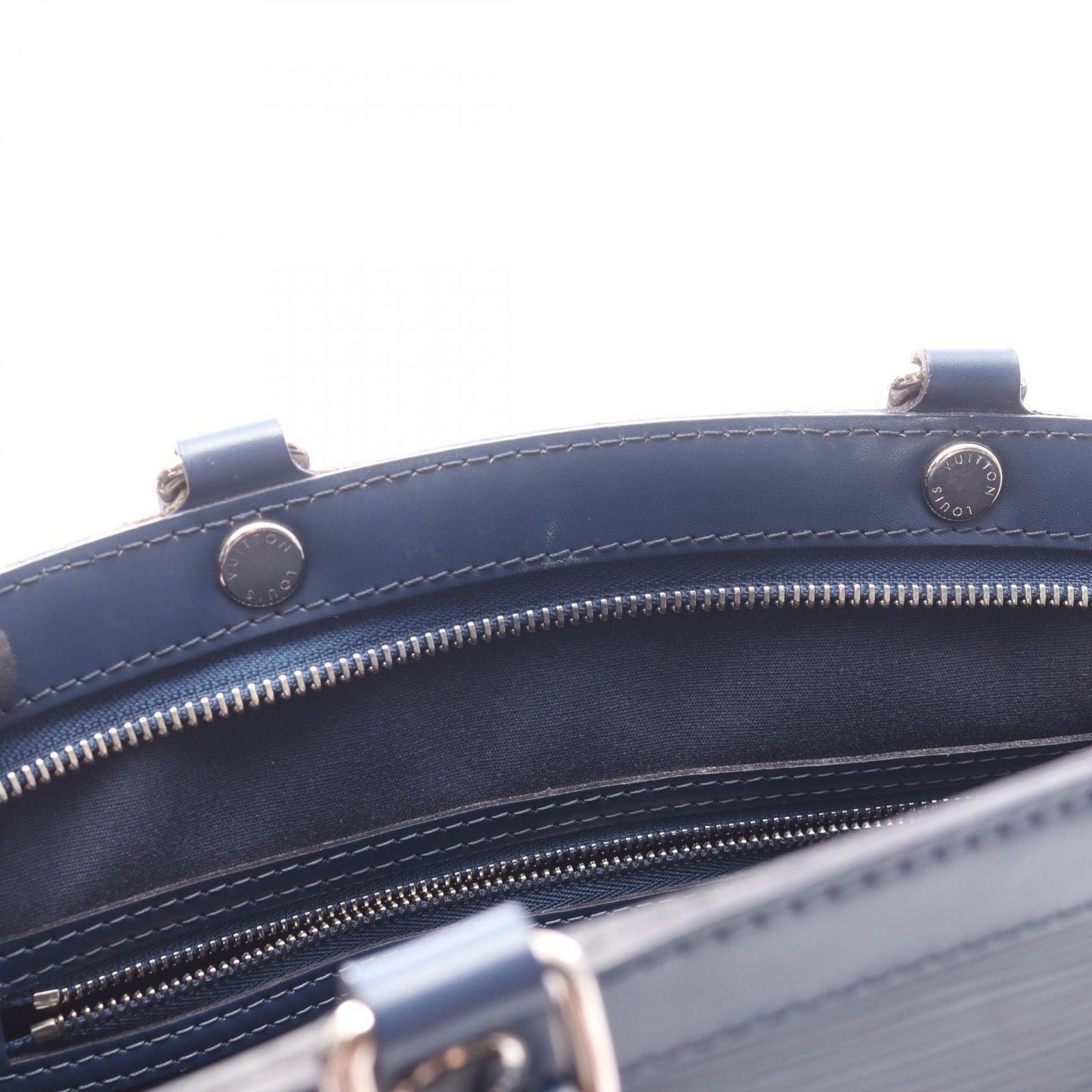 Louis Vuitton Handbag MM 2-Way Andigo Blue Leather MM — view 7