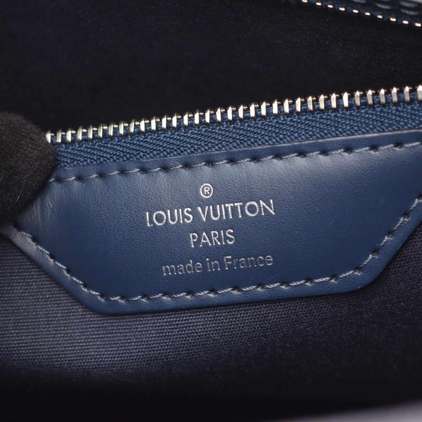 Louis Vuitton Handbag MM 2-Way Andigo Blue Leather MM — view 4