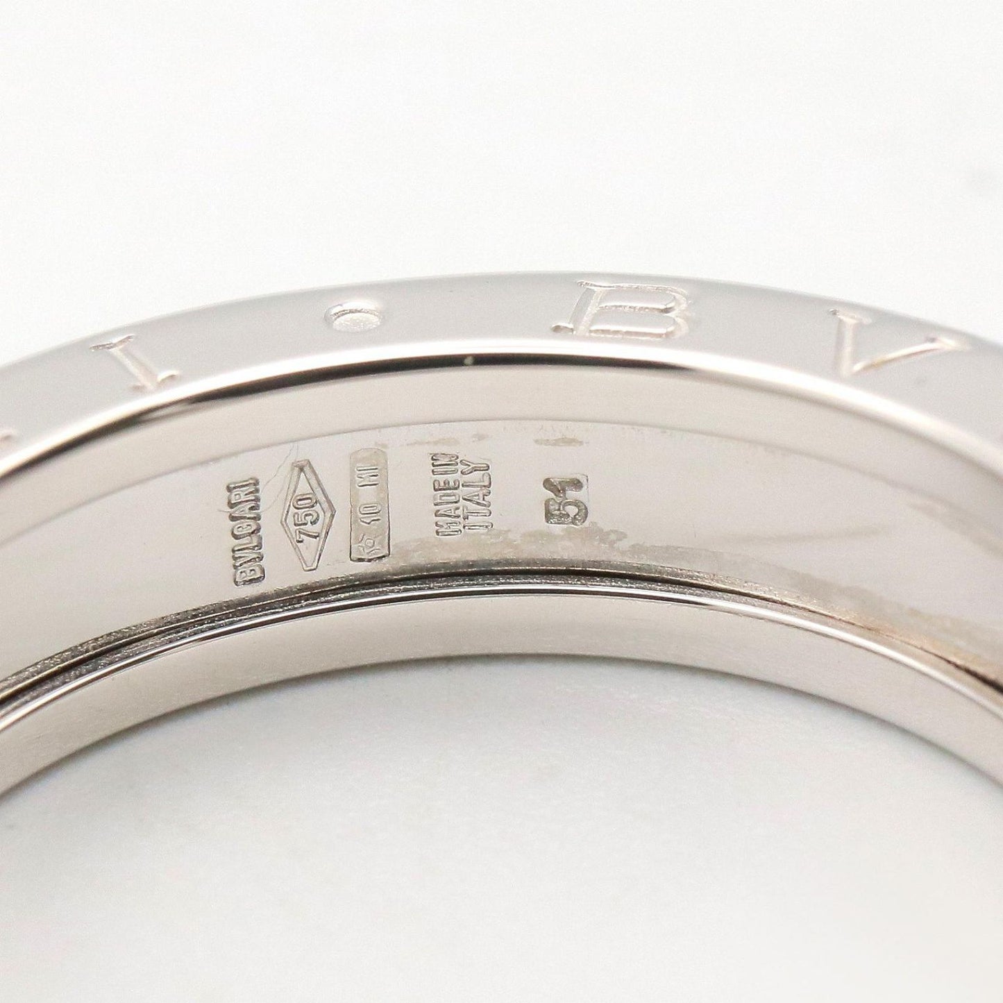 Bvlgari Ring Band 18k White Gold — view 4