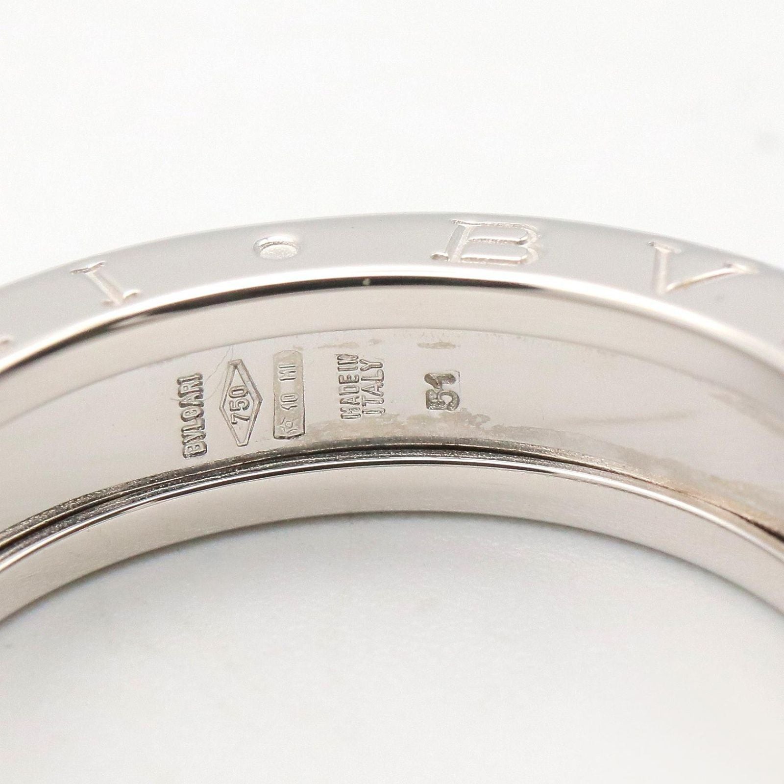 Bvlgari Ring Band 18k White Gold — view 4