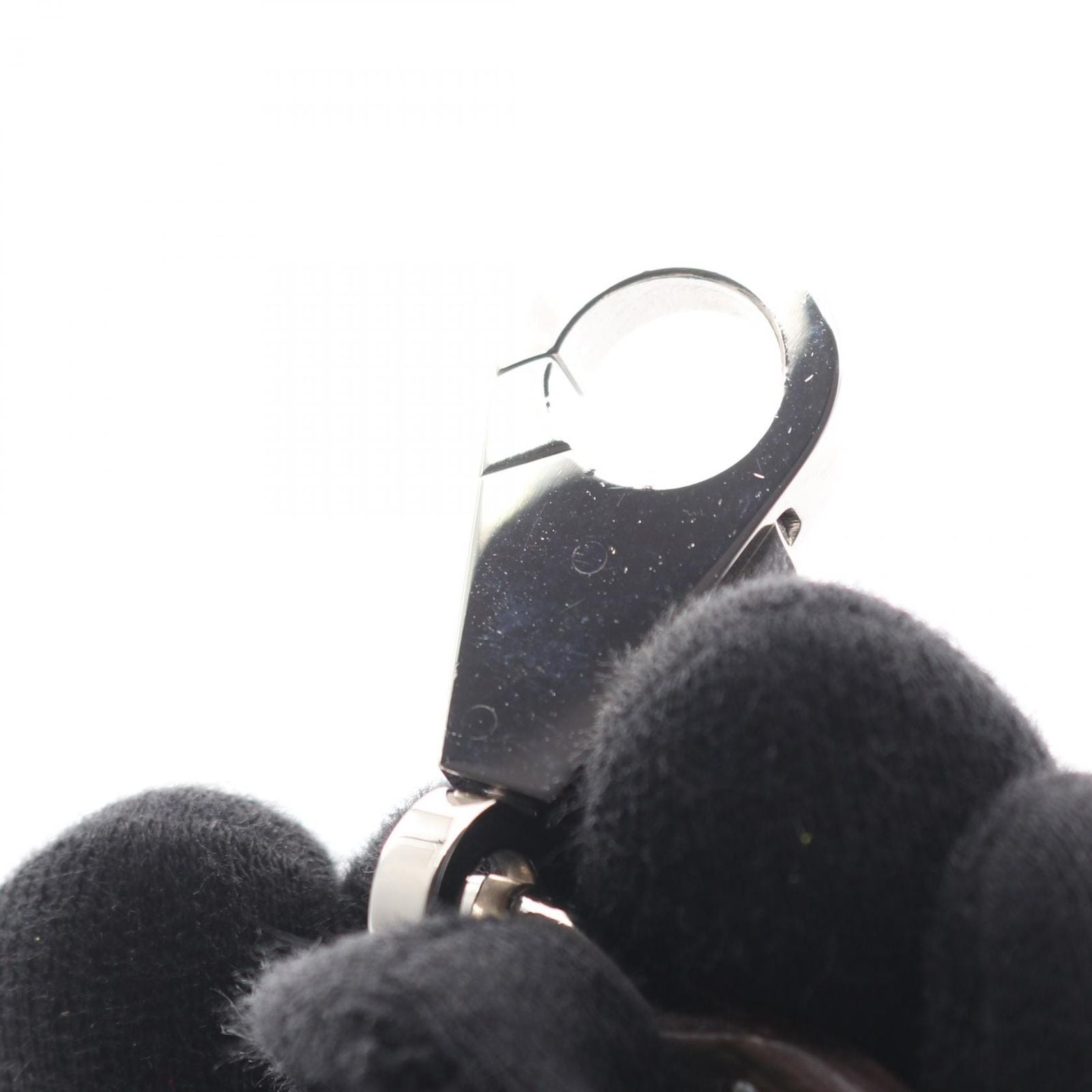 Hermes Charm Attache Soie Etoupe Leather Keychain — view 6