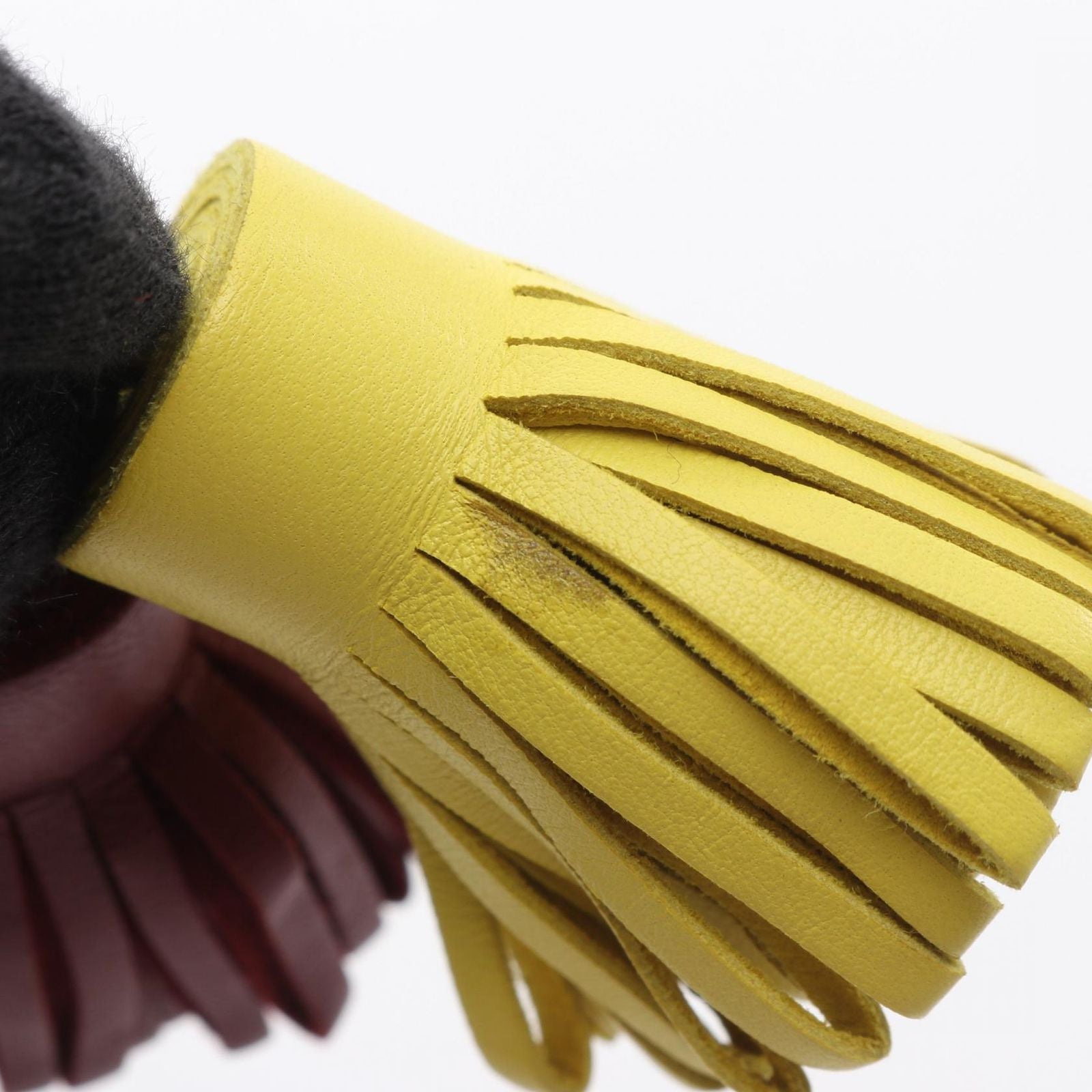 Hermes Key Holder Carmen Unodos Lime Rouge Ash Leather — view 6