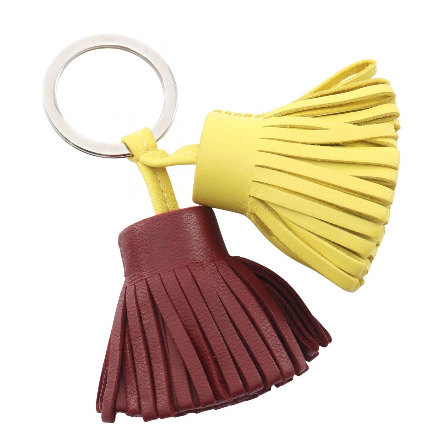 Hermes Key Holder Carmen Unodos Lime Rouge Ash Leather — view 2