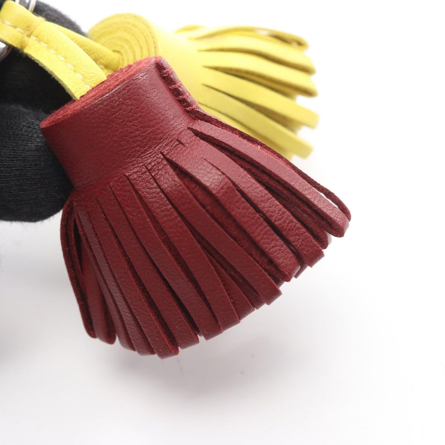 Hermes Key Holder Carmen Unodos Lime Rouge Ash Leather — view 7