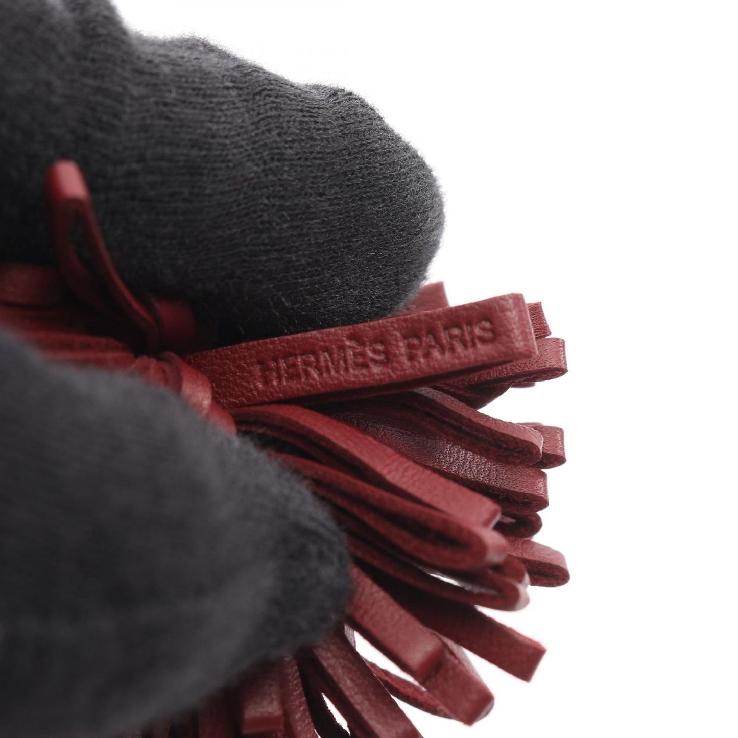 Hermes Key Holder Carmen Unodos Lime Rouge Ash Leather — view 3