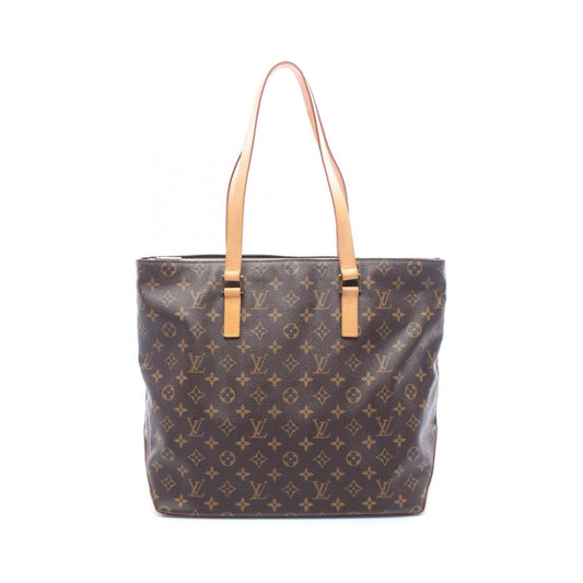 Louis Vuitton Tote Cabas Mezzo Canvas Leather Cover