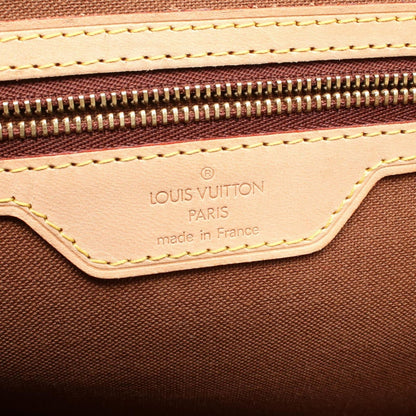 Louis Vuitton Tote Cabas Mezzo Canvas Leather Cover — view 4