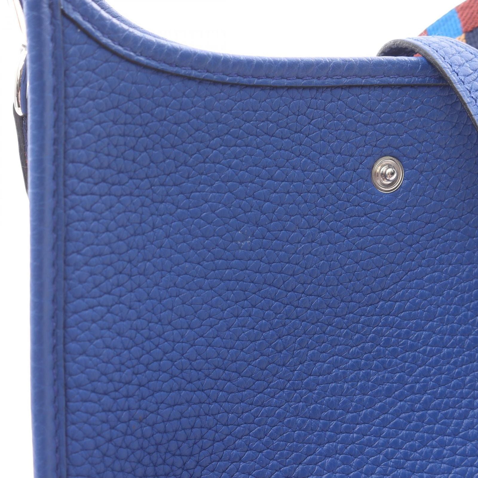 Hermes Shoulder Bag Evelynamazon TPM Blue Royale Leather — view 7