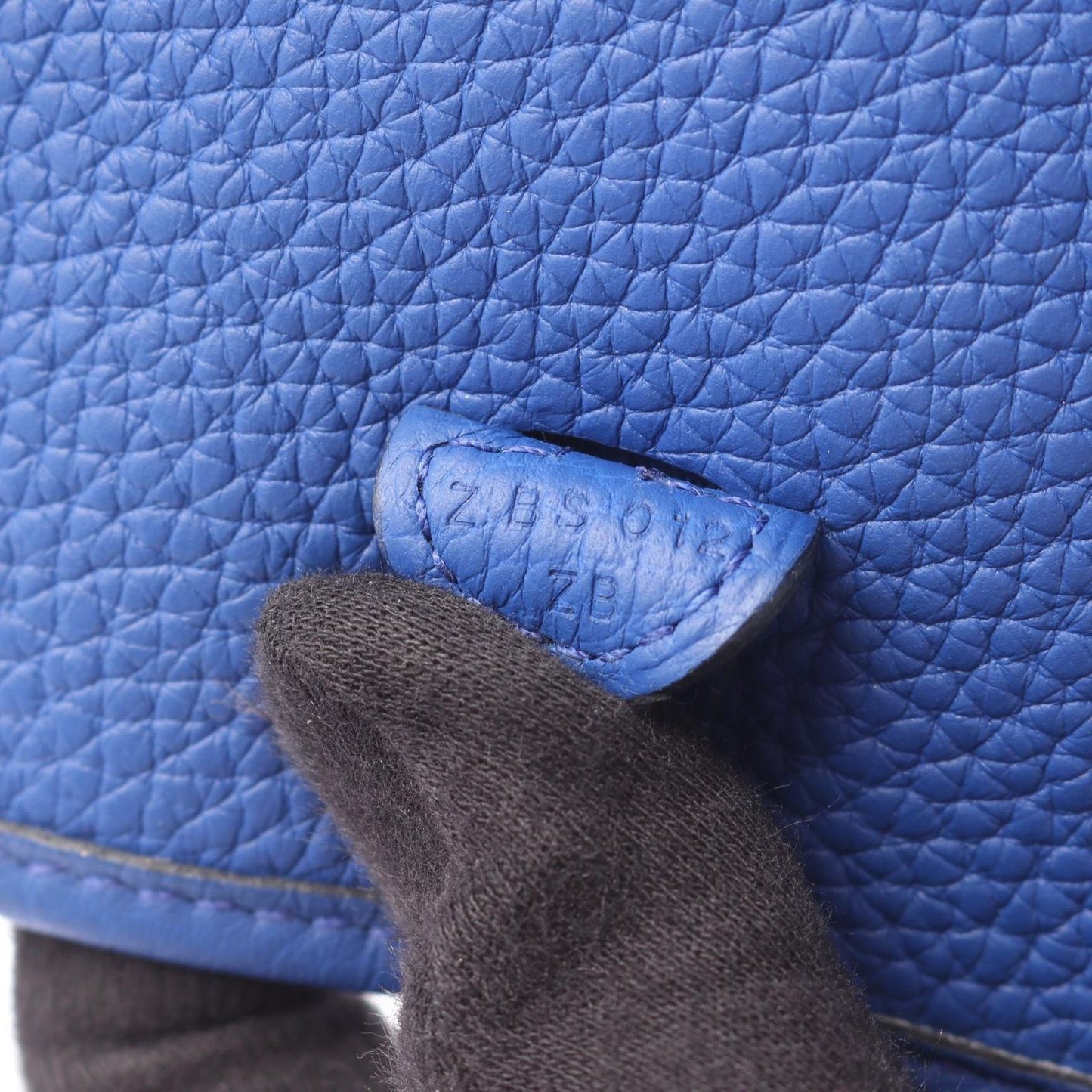 Hermes Shoulder Bag Evelynamazon TPM Blue Royale Leather — view 5