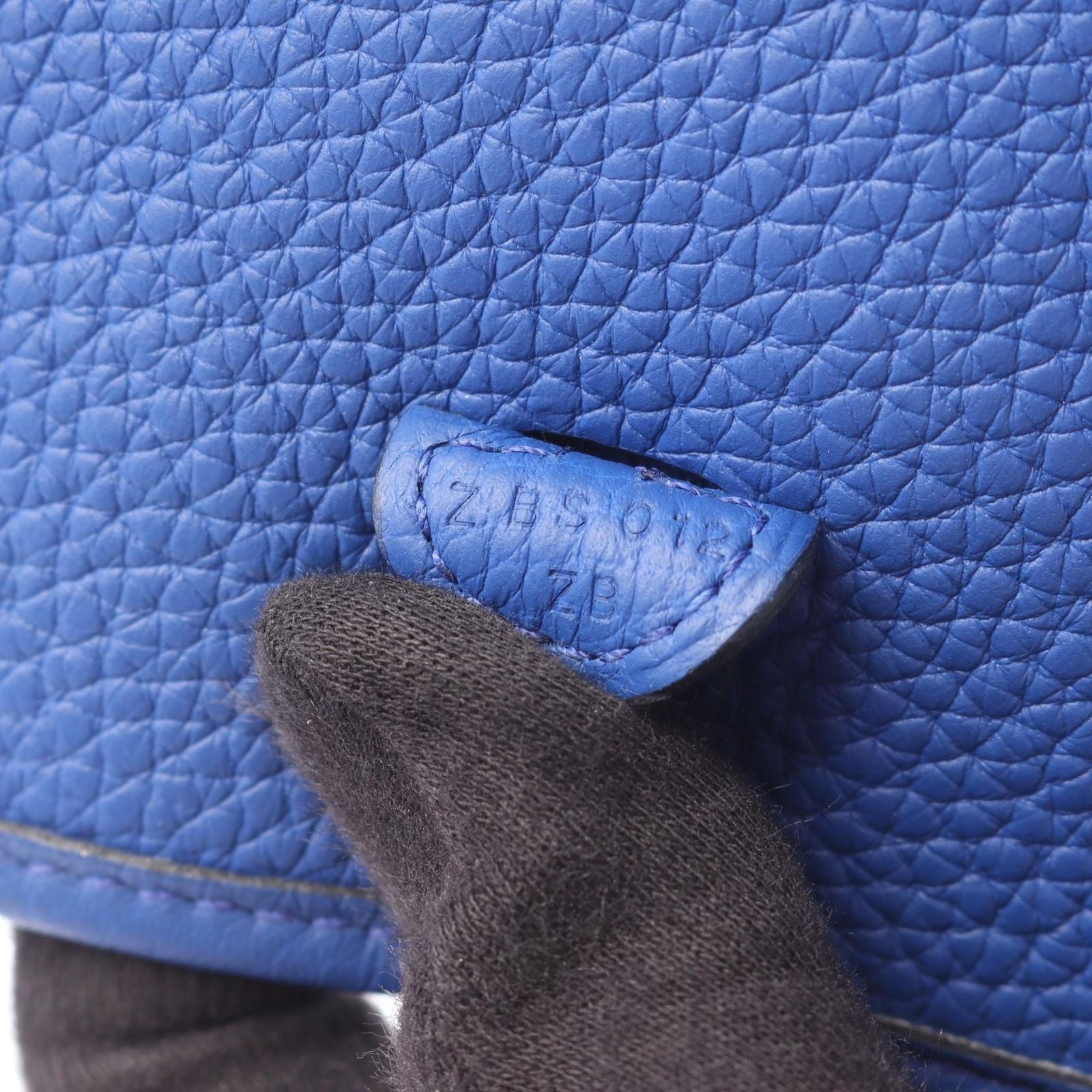 Hermes Shoulder Bag Evelynamazon TPM Blue Royale Leather — view 5