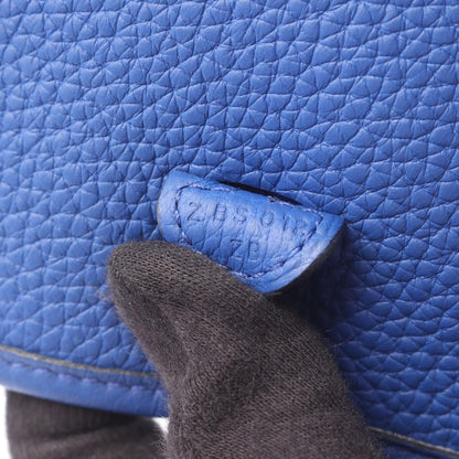 Hermes Shoulder Bag Evelynamazon TPM Blue Royale Leather — view 5