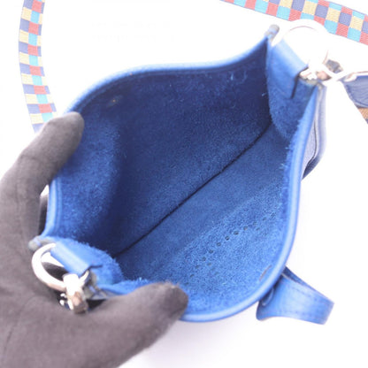 Hermes Shoulder Bag Evelynamazon TPM Blue Royale Leather — view 3