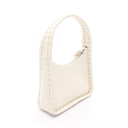 Fendi Handbag Small Fendessence Selleria Off White Leather — view 2