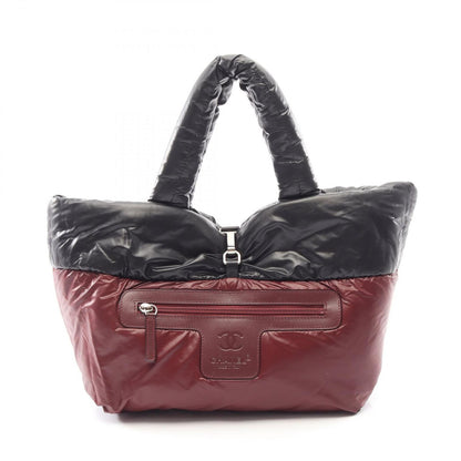 Chanel Tote Coco Cocoon Small Reversible Black Nylon Leather — view 6