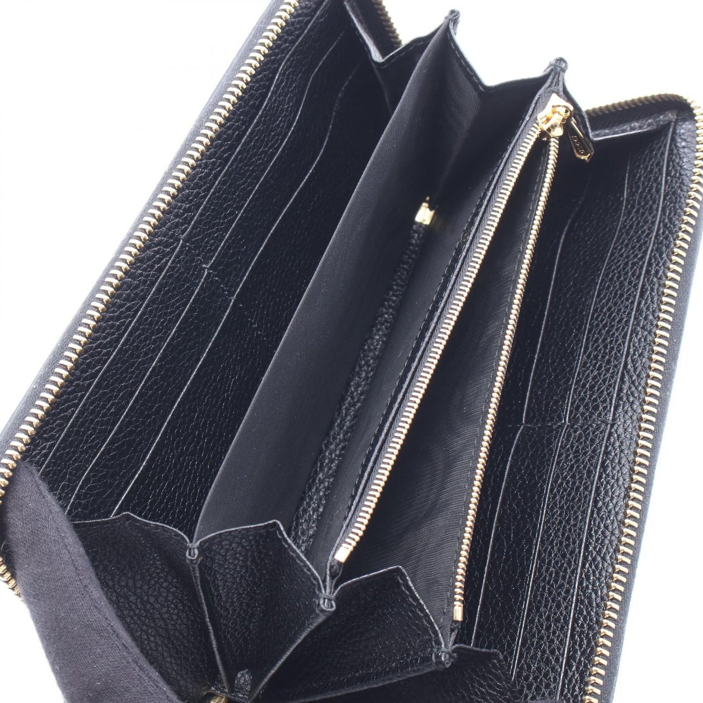 Gucci Round Wallet Zumi Black Leather — view 3